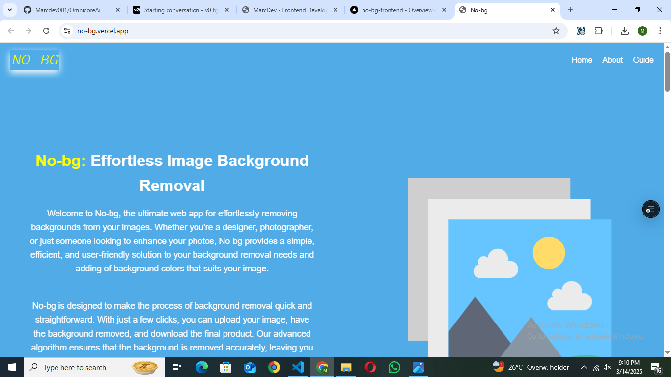 Background removal website